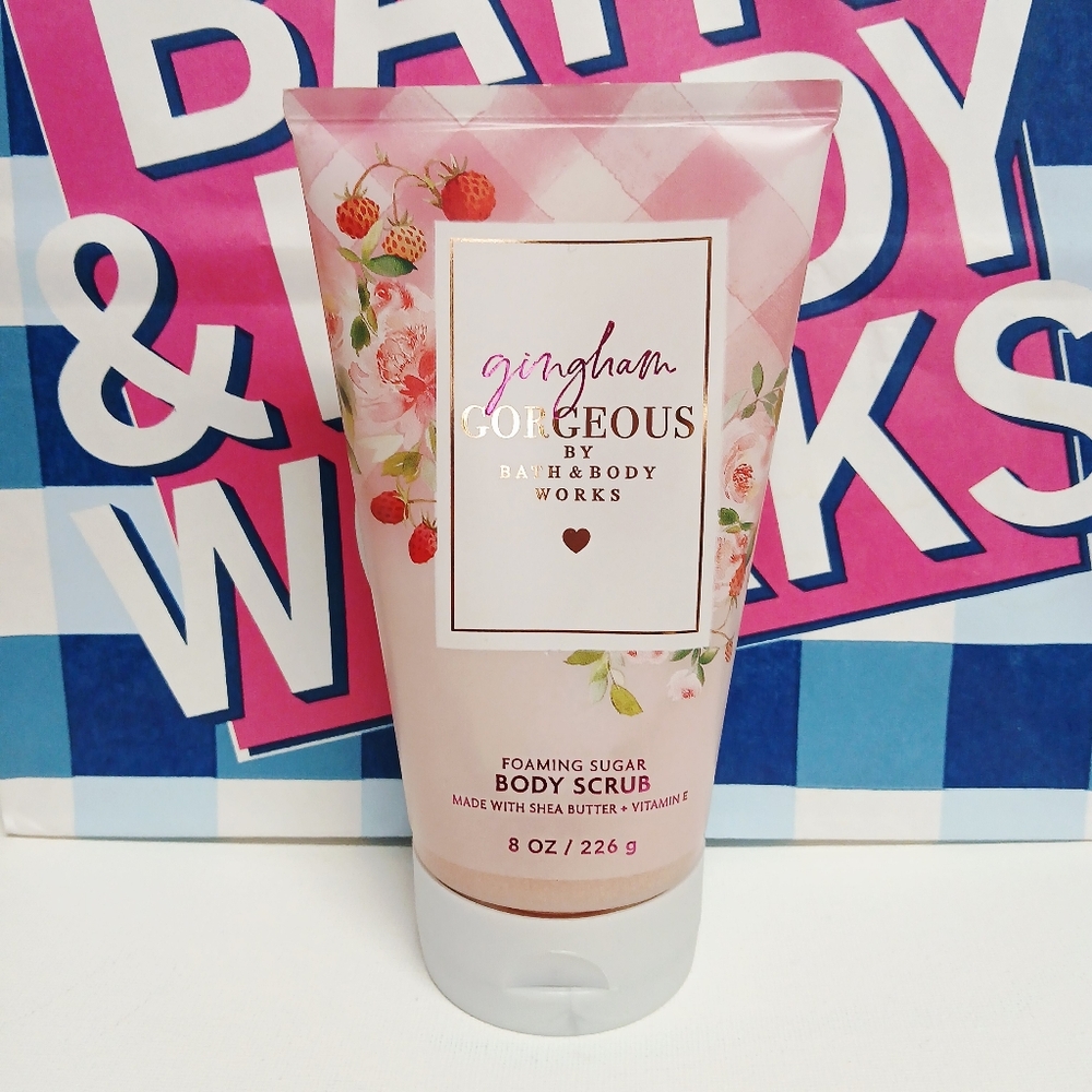 Bath and Body Works Gingham Gorgeous Foaming Sugar Body Scrub